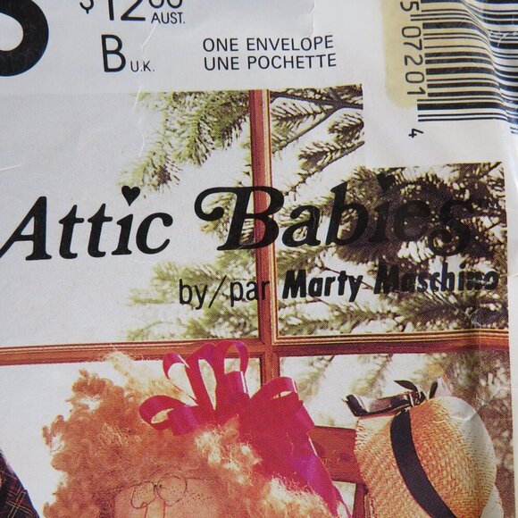 McCalls 720 Attic Babies Craft 27" Doll Sewing Pattern Boy & Girl UNCUT - Picture 5 of 13